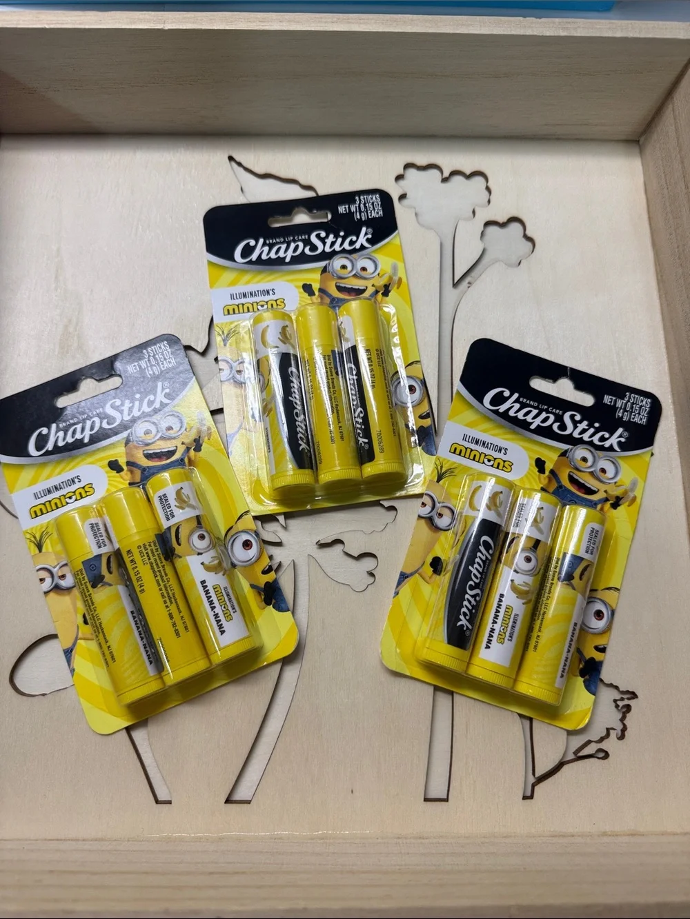 Chap Stick ILLUMINATION’S MINIONS Lip Balm Trio Pack - Yellow
